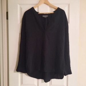 A Pea In the Pod Black Maternity Blouse